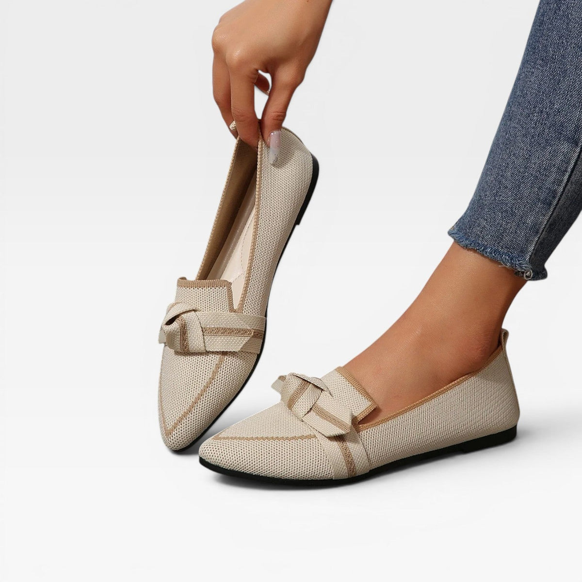Women's Pointed Toe Mesh Moccasins — view 4