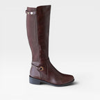 Women's Knee-High Boots with Elastic Panels — view 5