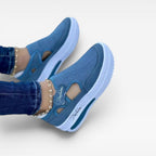 Women's Velcro Platform Walking Trainers — view 6