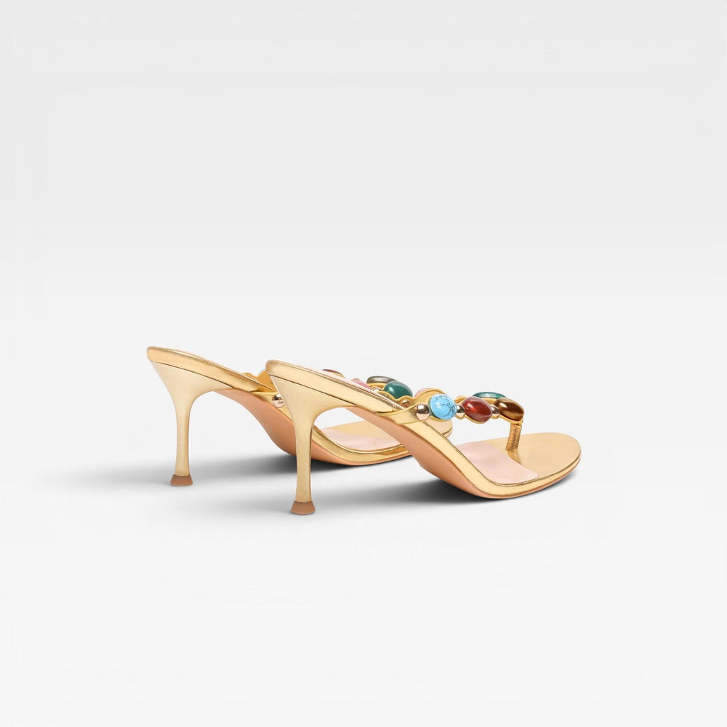 Women's Embellished Stiletto Mule Heels — view 2
