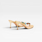 Women's Embellished Stiletto Mule Heels — view 2