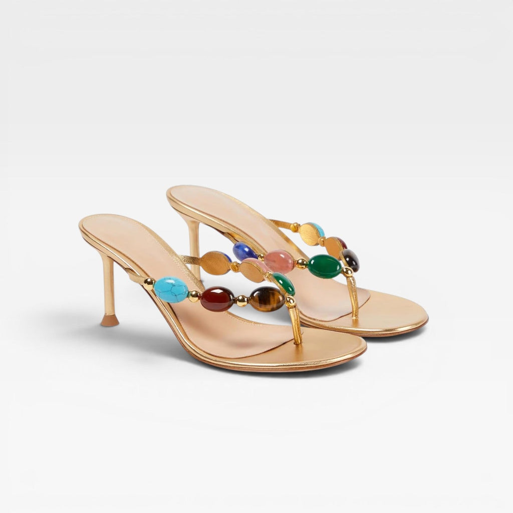 Women's Embellished Stiletto Mule Heels — view 3