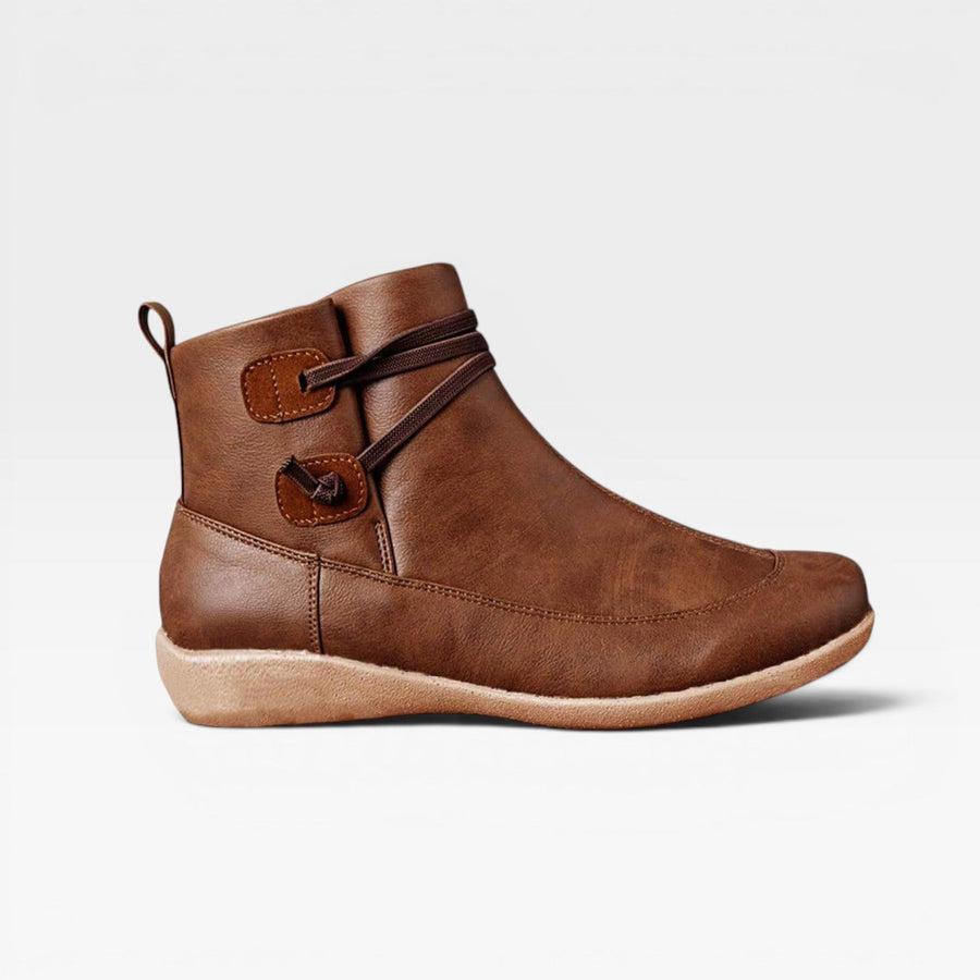 Women's Waterproof Ankle Boots with Cushioned Sole