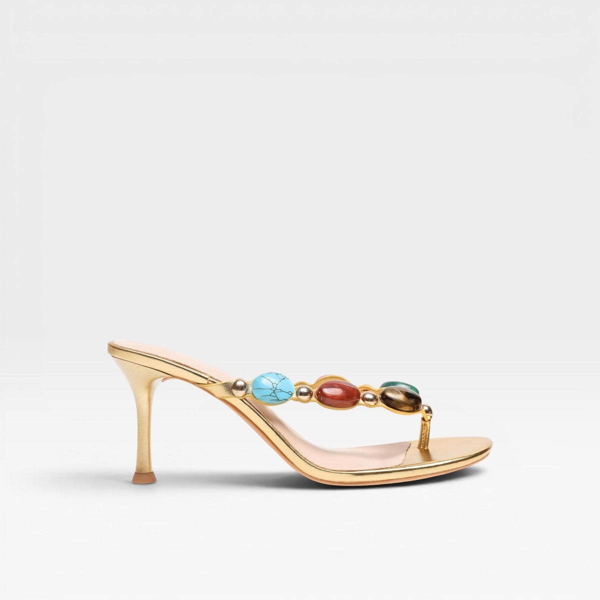 Women's Embellished Stiletto Mule Heels