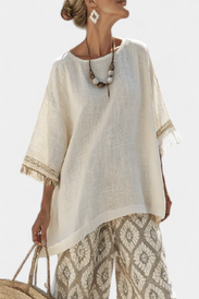 Alverra | Sophisticated Top & Casual Pants Set