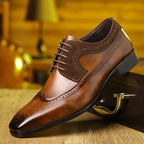 Men's Leather Oxford Shoes – Bargemon
