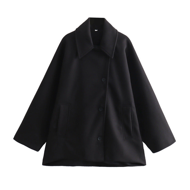 Manteau oversize en mélange de laine pour femme | Sidmouth