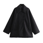 Manteau oversize en mélange de laine pour femme | Sidmouth