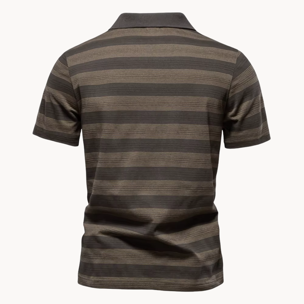 Men's Striped Polo Shirt | Roderick