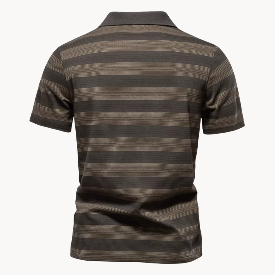 Men's Striped Polo Shirt | Roderick