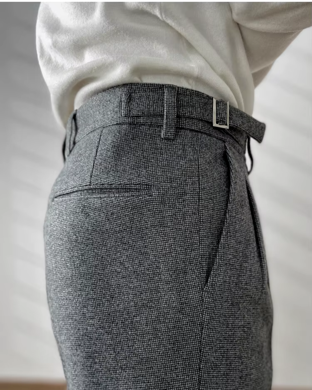 Men's Pleated Trousers | Corwyn