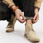 Men's Suede Chukka Boots with Lightweight Rubber Sole — view 7