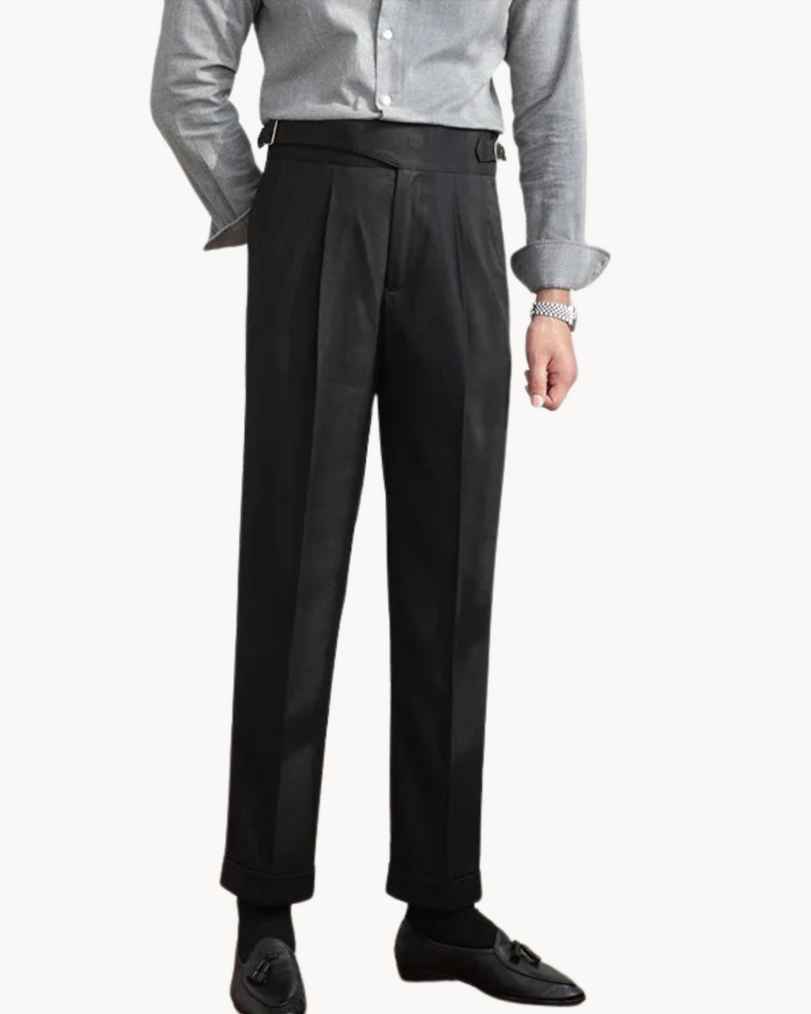 Men's Straight-Leg Trousers | Matteo