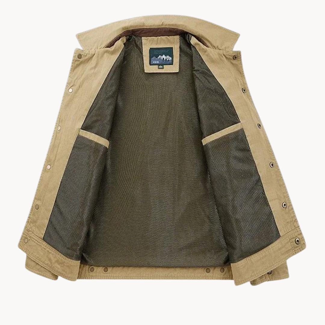 Men's Utility Jacket | Bordeaux