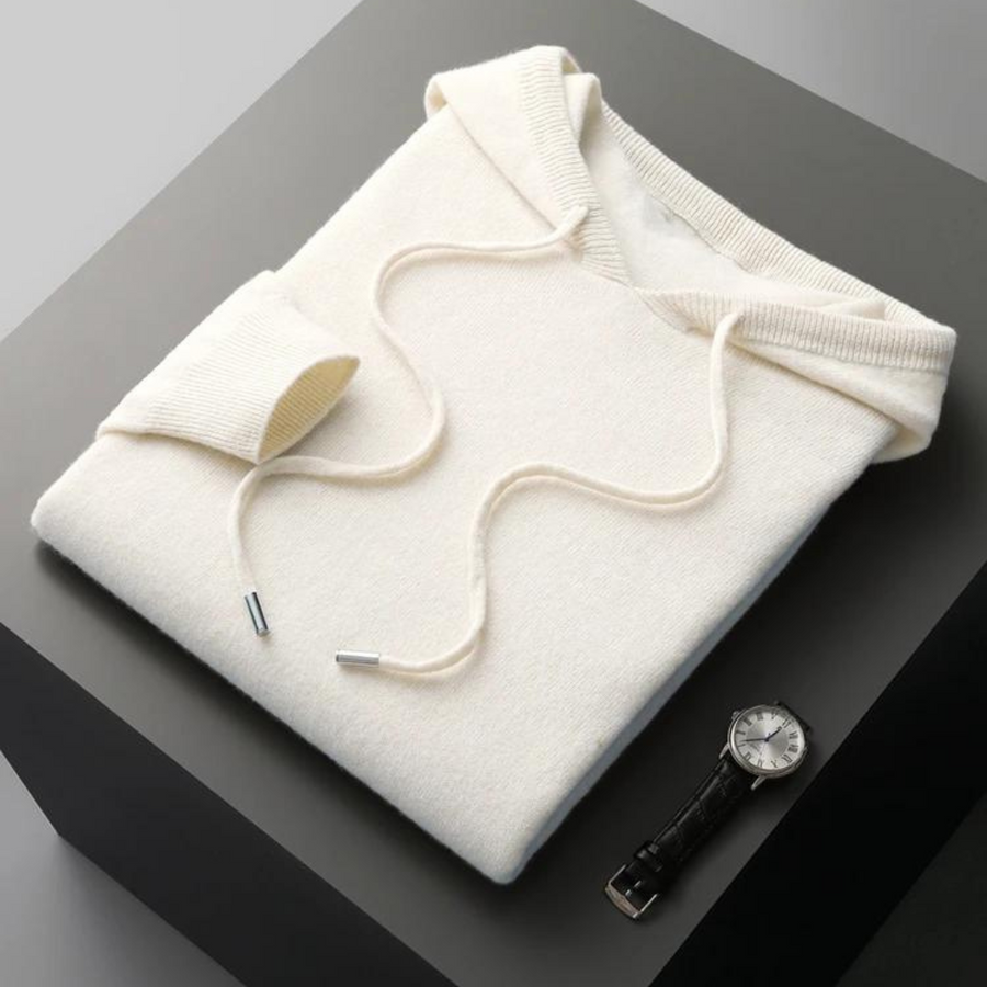 Men's Merino Wool Hoodie | Glacier