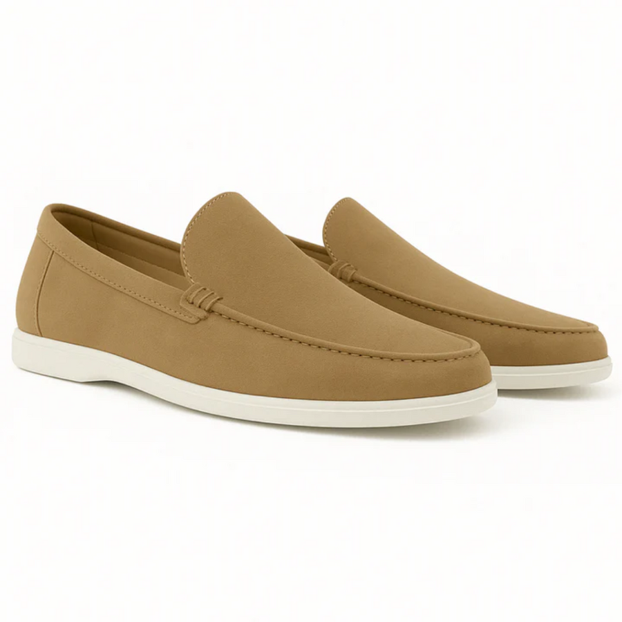 Men's Relaxed-Fit Suede Loafers – Aksel