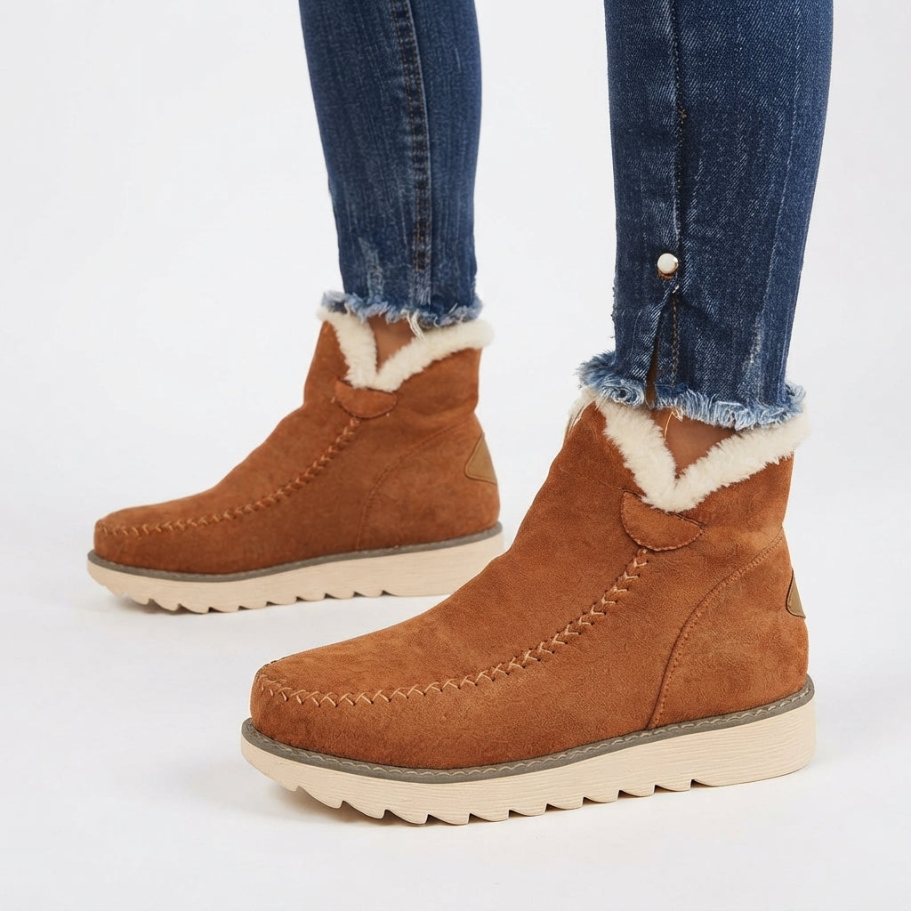Women's Orthopaedic Faux Fur-Lined Ankle Snow Boots — view 7