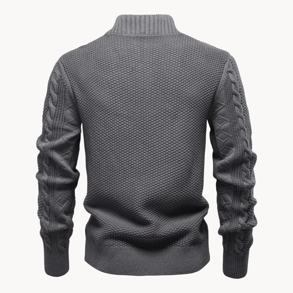 Men's Cable Knit Cardigan | Ashgrove