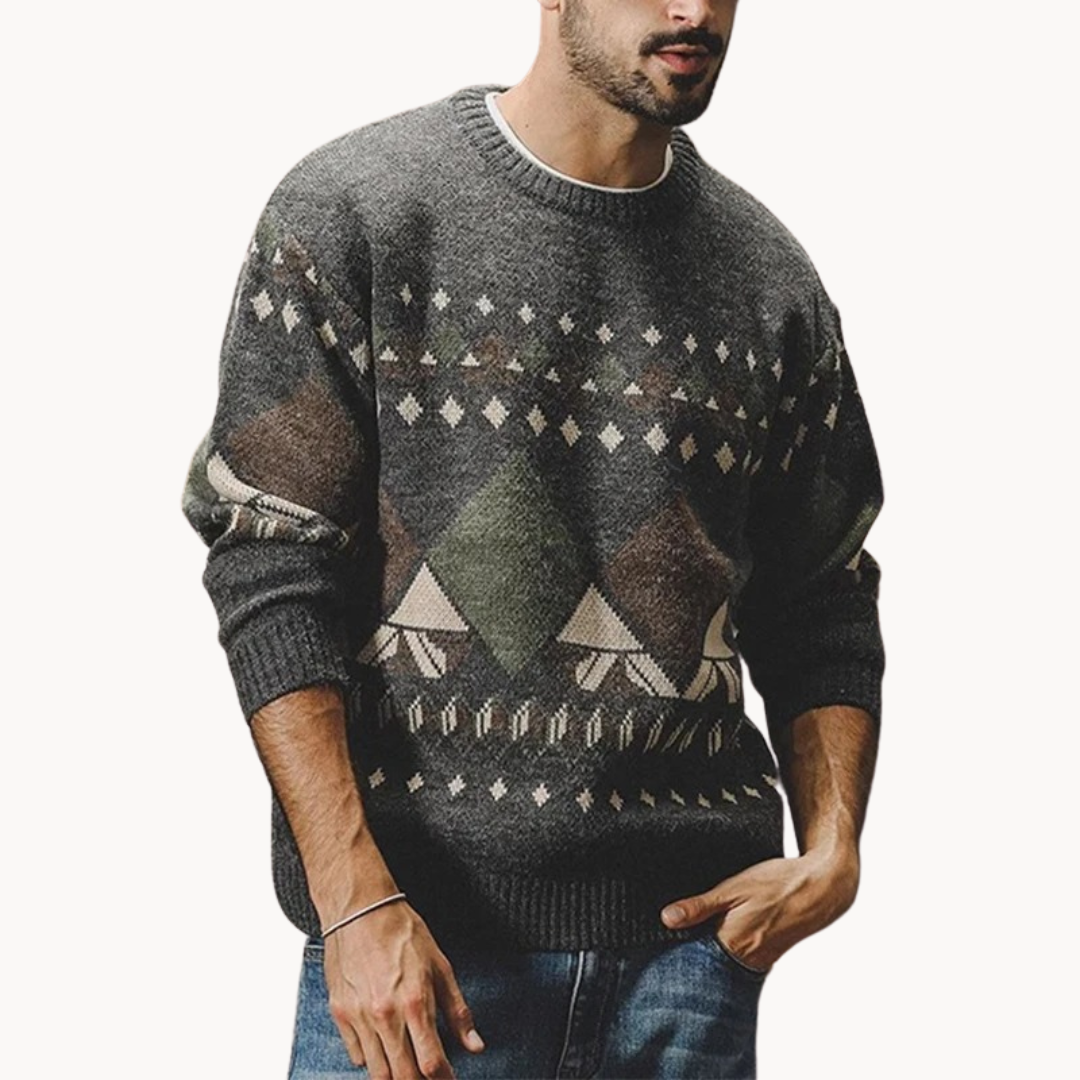 Men's Retro Knit Jumper | Albin