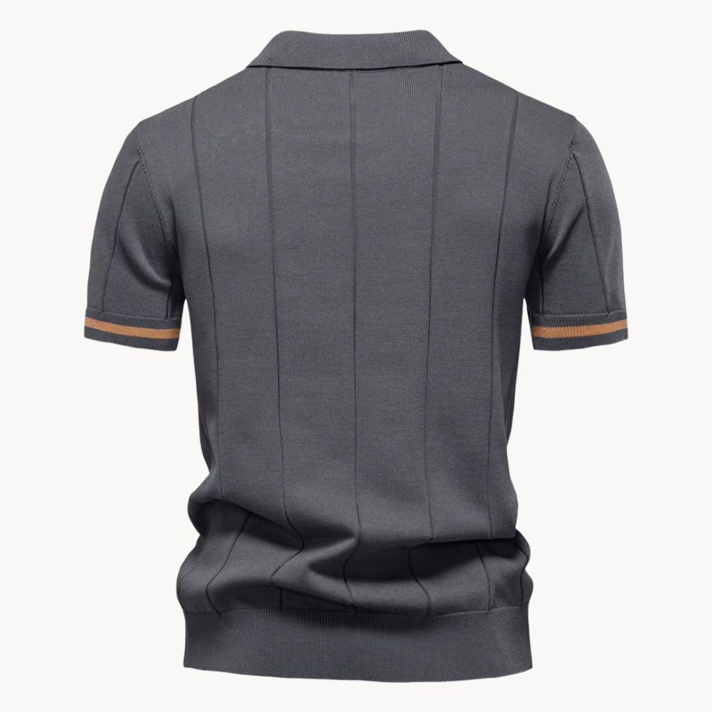 Men's Zip-Collar Polo Shirt | Callahan