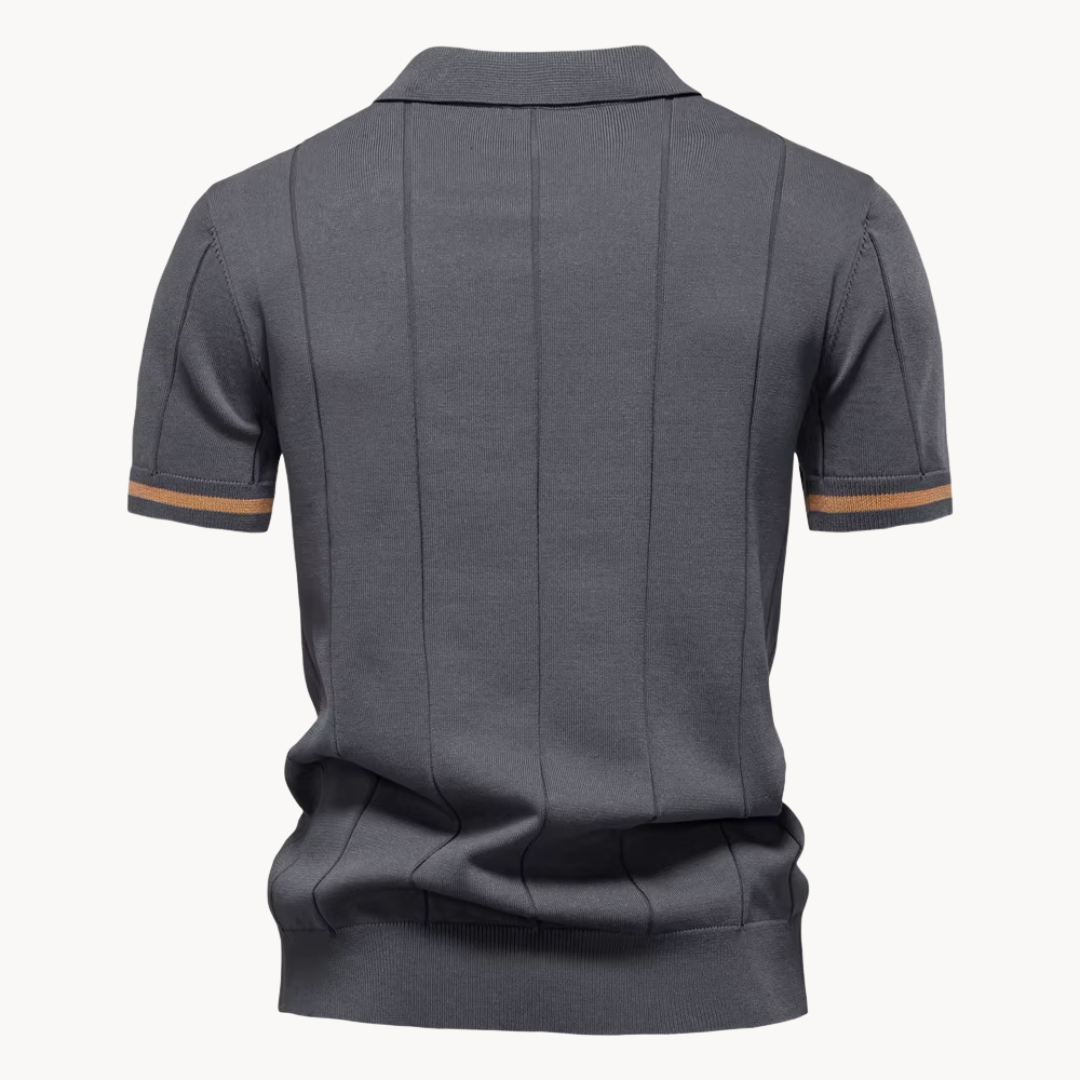 Men's Zip-Collar Polo Shirt | Callahan