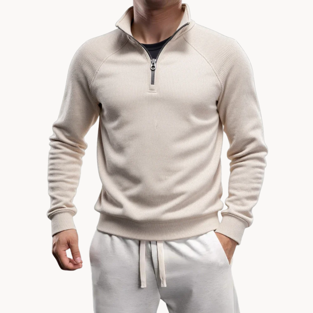 Men's Half-Zip Knit Jumper | Langford