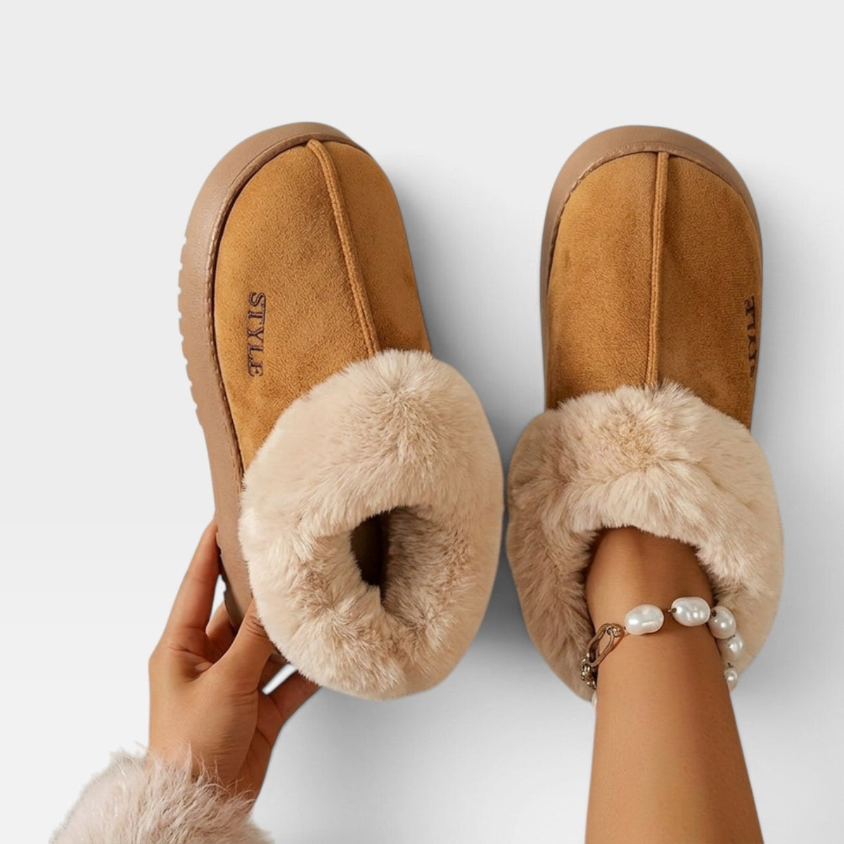 Women's Fur-Lined Suede Boots — view 9