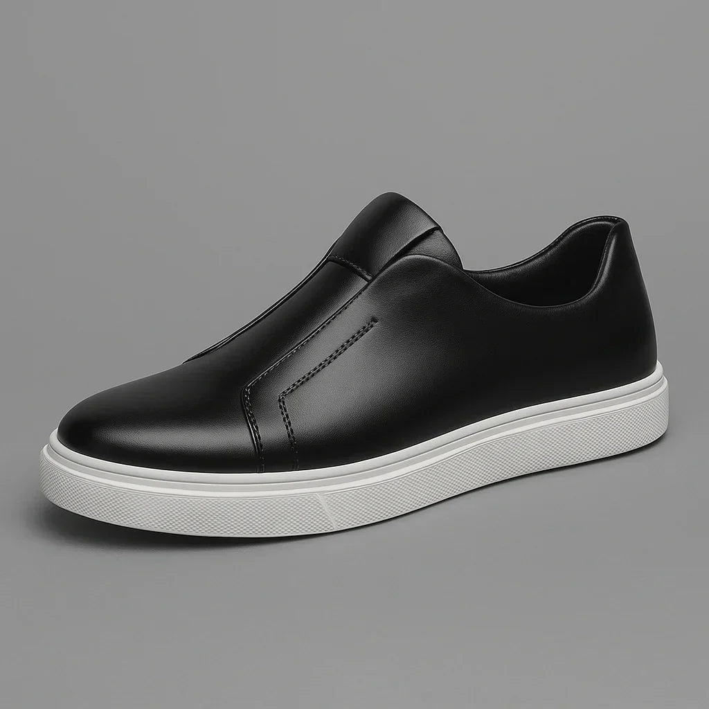 Men's Leather Slip-On Shoes – Sylvain