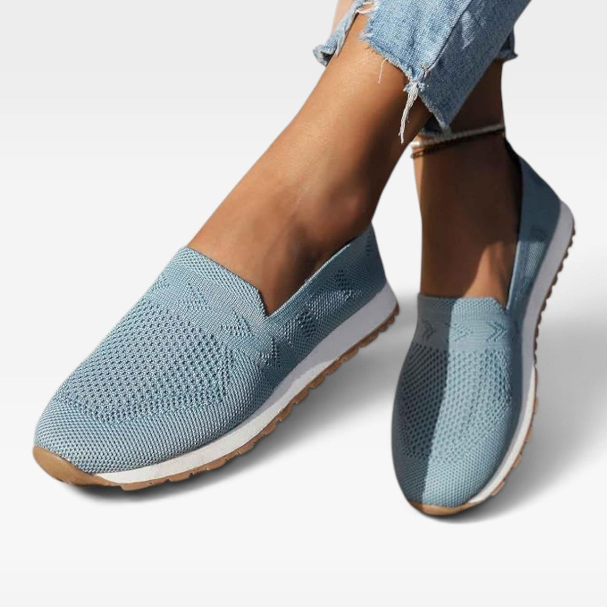 Women's Lightweight Mesh Slip-On Trainers — view 2