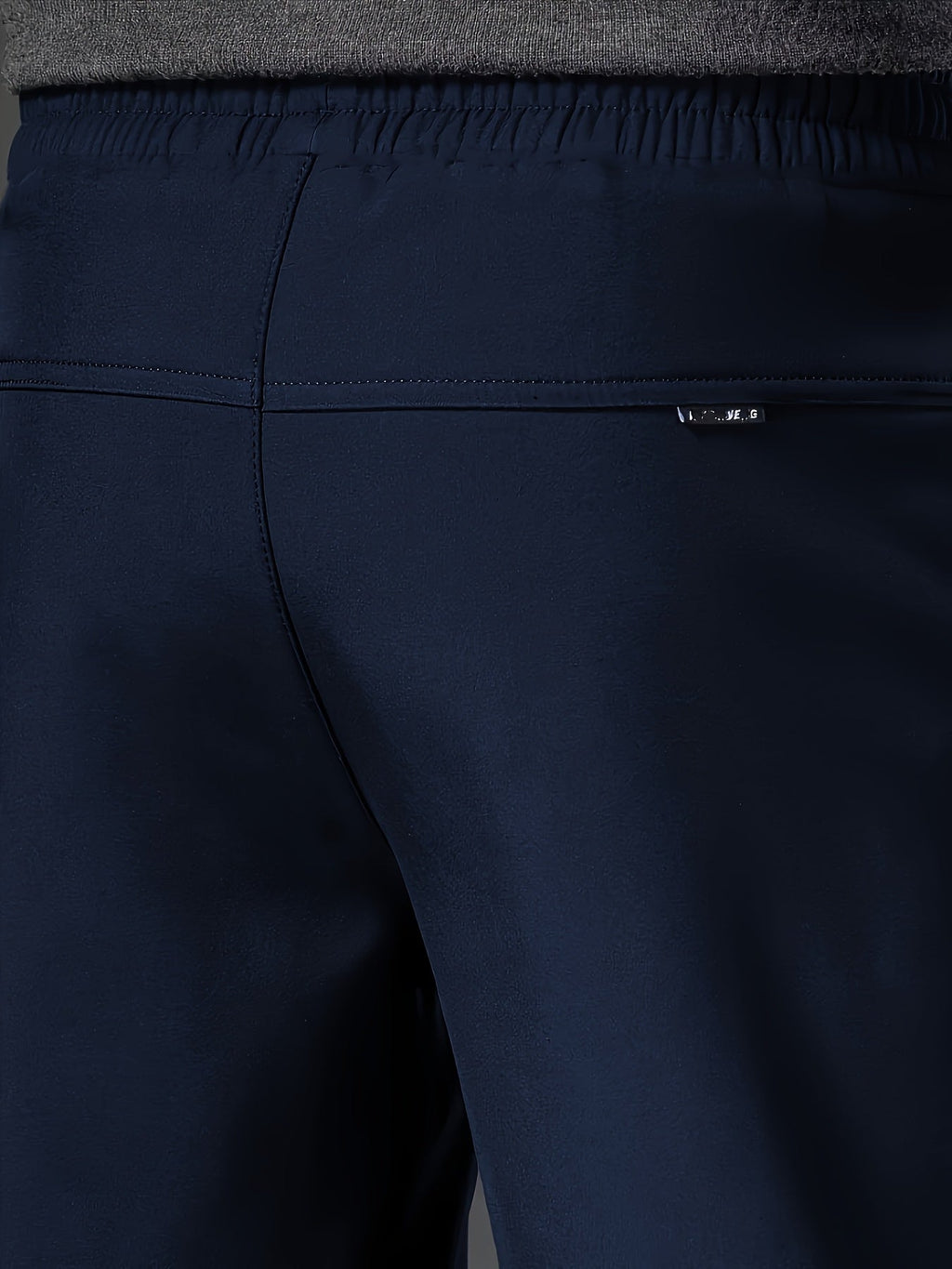 Men's fleece-lined water-repellent drawstring trousers