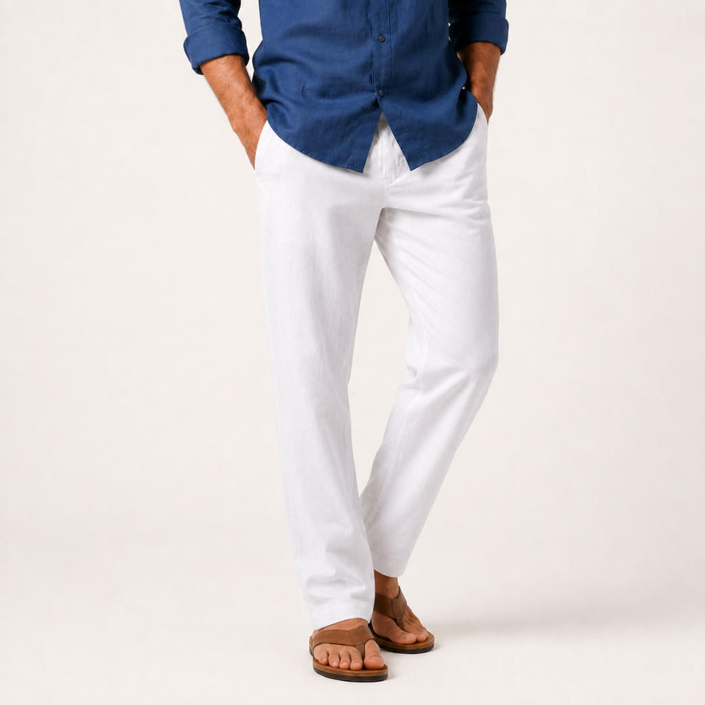 Men's Linen Trousers | Halden