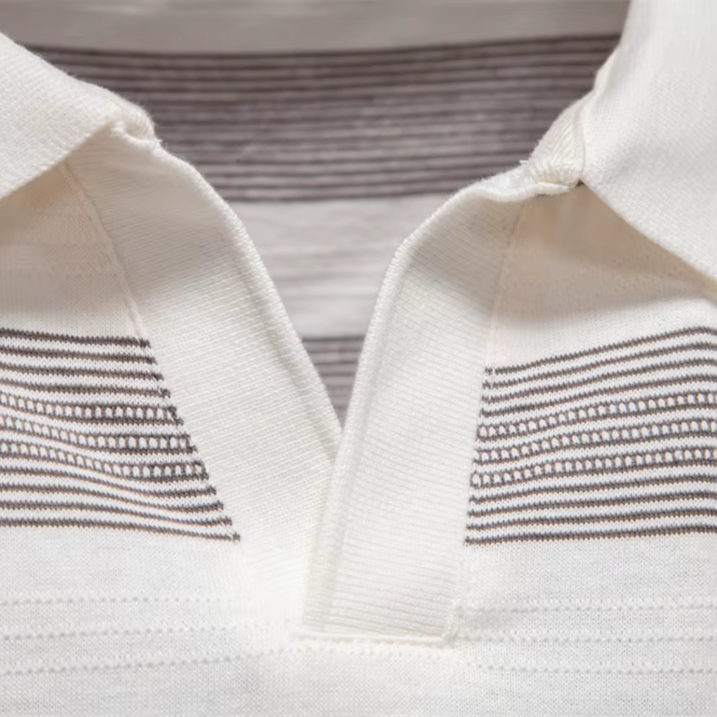 Men's Striped Polo Shirt | Roderick
