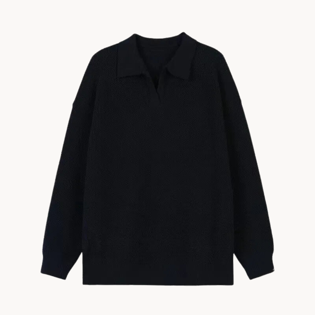 Men's Polo Jumper | Morning Fog