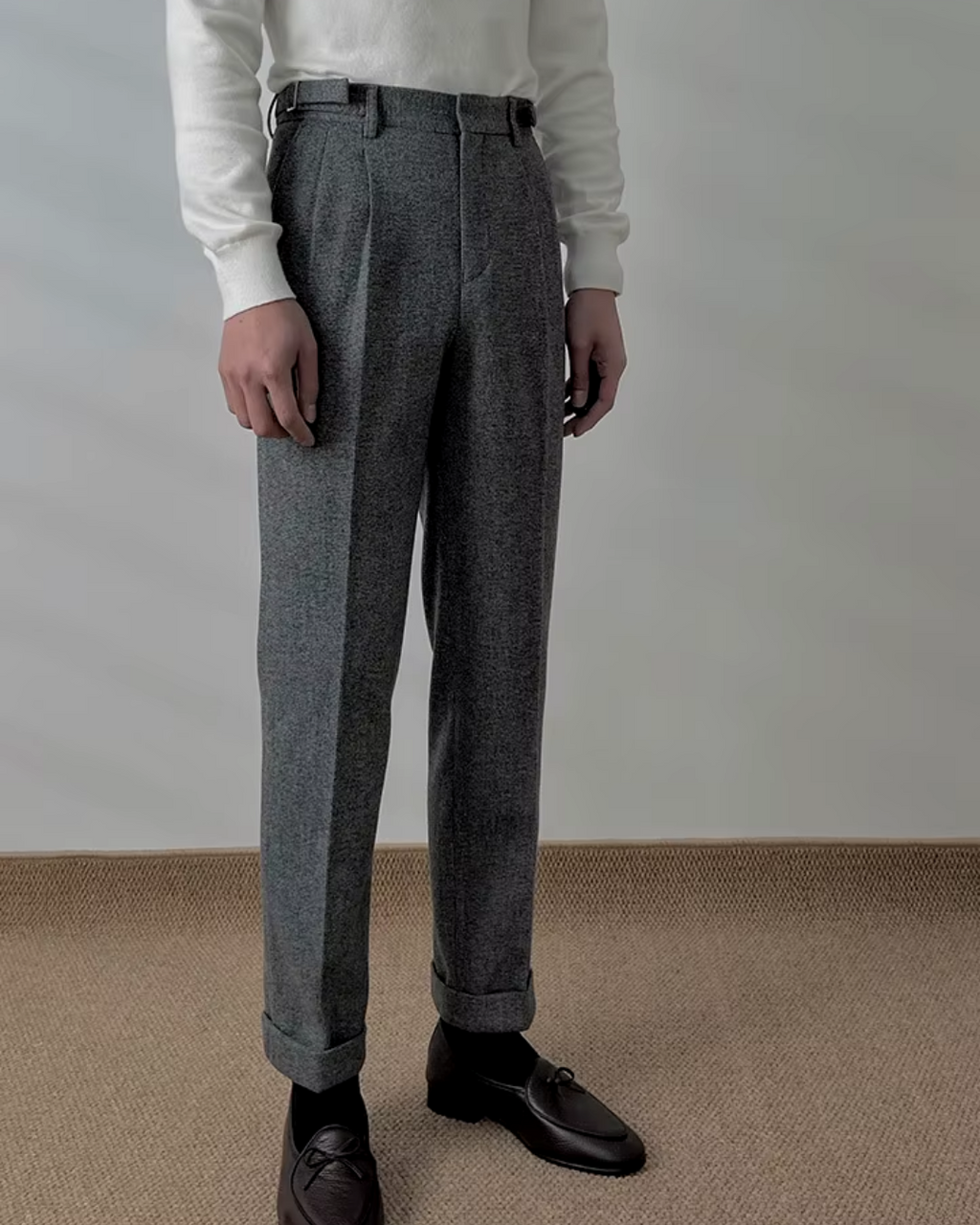 Men's Pleated Trousers | Corwyn