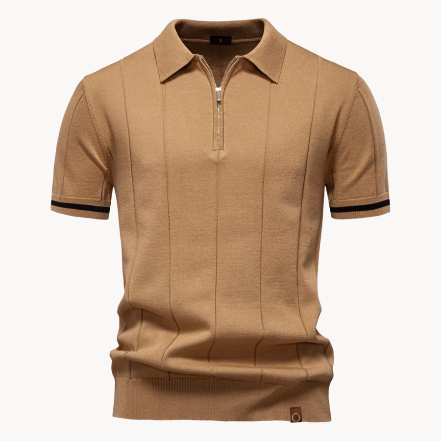 Polo à col zippé pour homme | Callahan