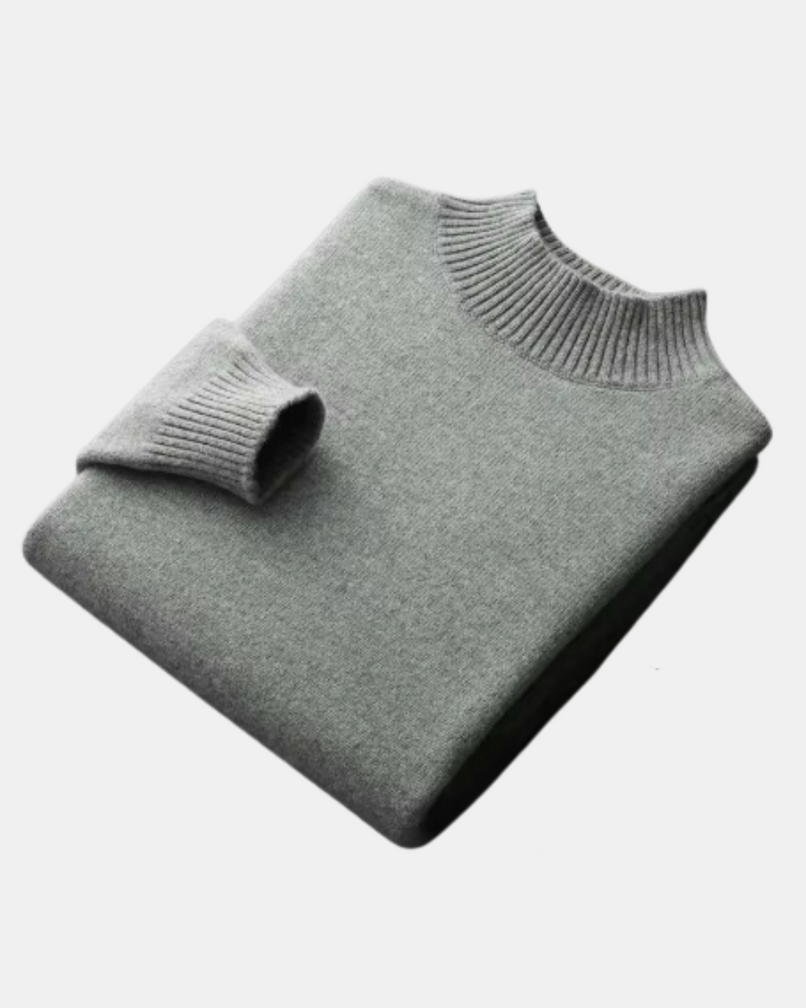 Men's Wool Half Turtleneck Sweater – Mercurius