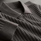 Men's Ribbed Quarter-Zip Jumper | Eamon
