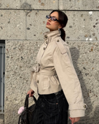 Trench-coat court boxy pour femme | Dartmouth
