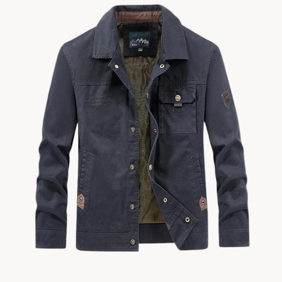 Men's Utility Jacket | Bordeaux