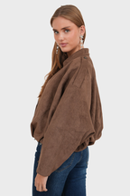 Blouson bomber oversize pour femme | Luccombe
