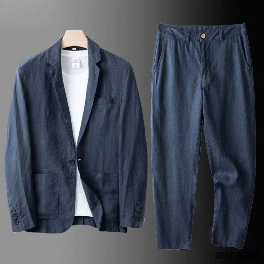 Men's Linen Two-Piece Set – Magnus