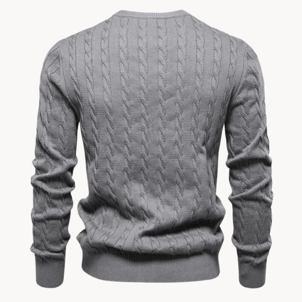 Men's Chunky Cable Knit Jumper | Kosta