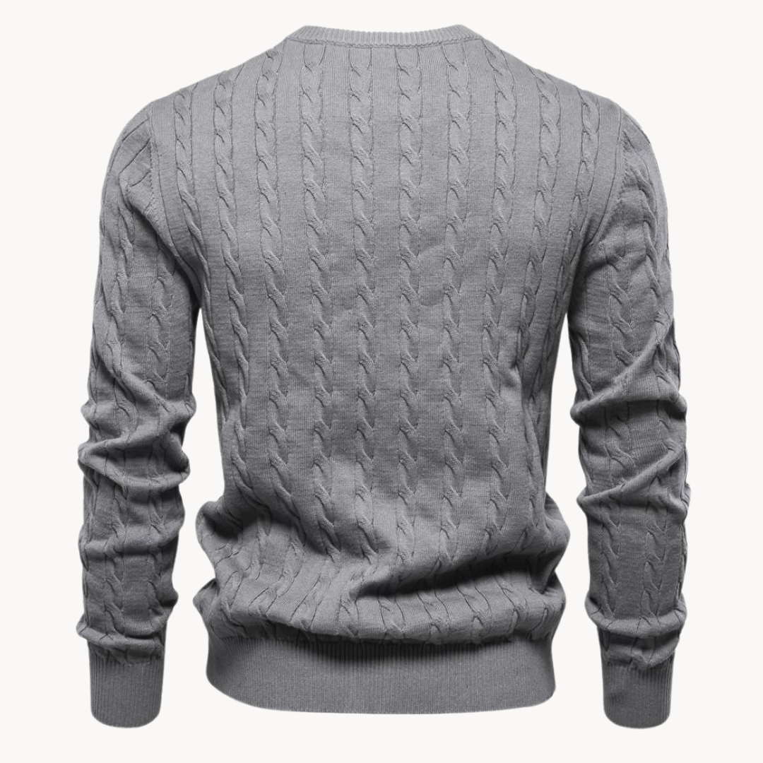 Men's Chunky Cable Knit Jumper | Kosta