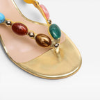 Women's Embellished Stiletto Mule Heels — view 4