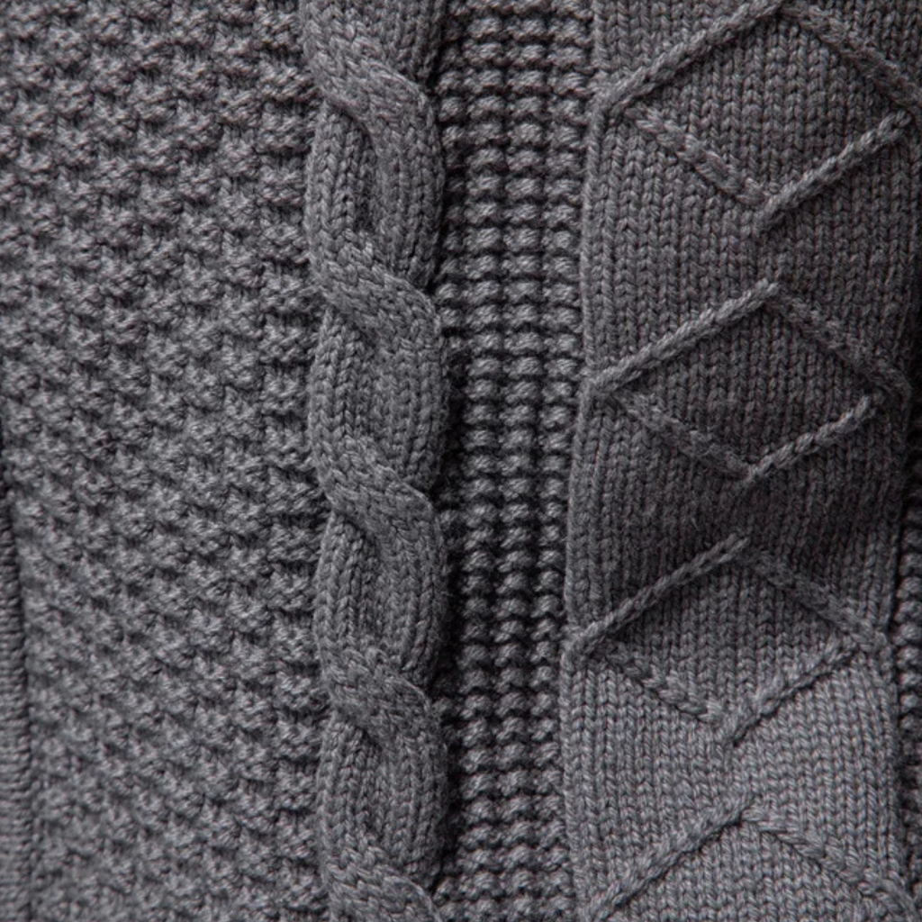 Men's Cable Knit Cardigan | Ashgrove