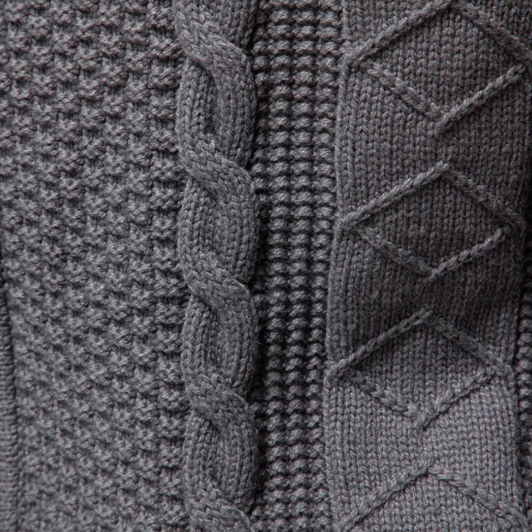 Men's Cable Knit Cardigan | Ashgrove
