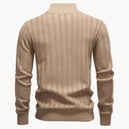 Men's Ribbed Quarter-Zip Jumper | Barrett