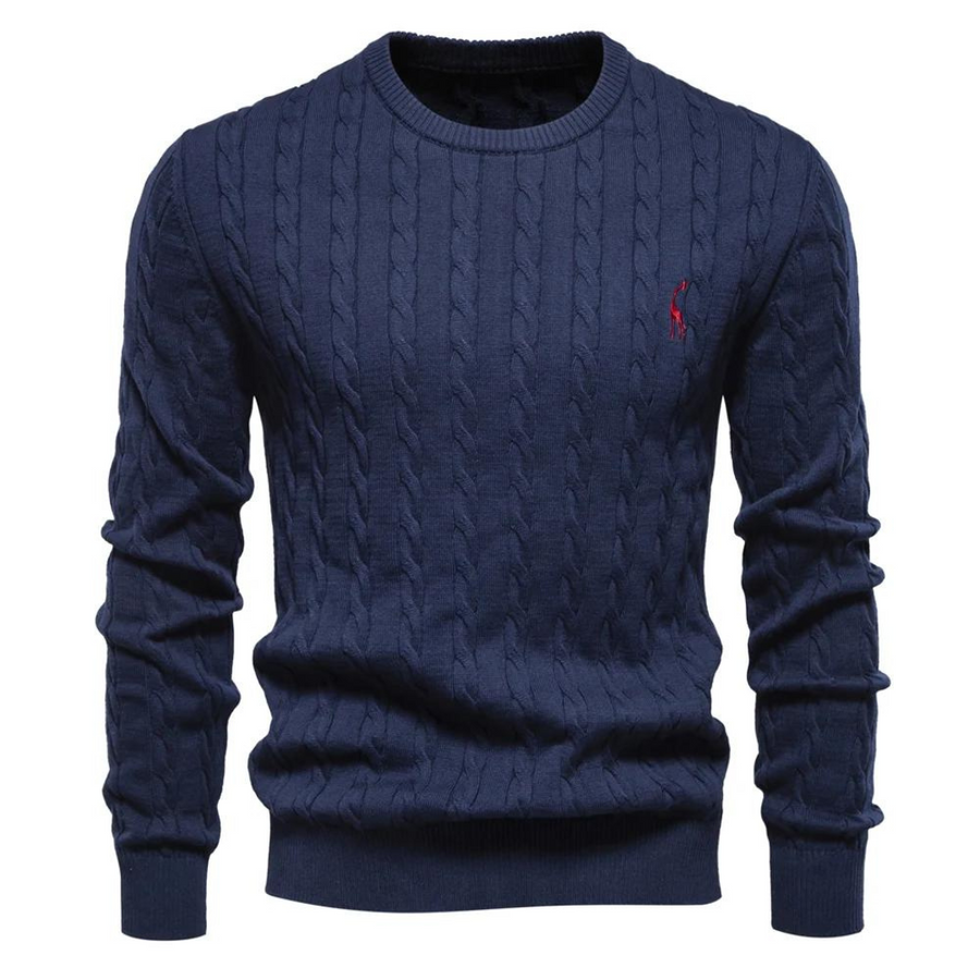 Men's Chunky Cable Knit Jumper | Kosta