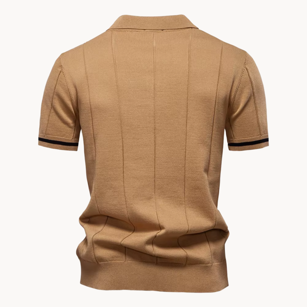 Men's Zip-Collar Polo Shirt | Callahan