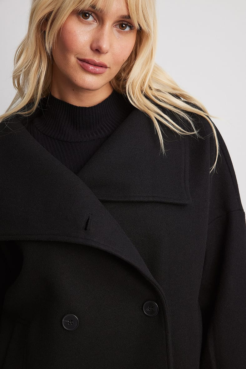 Manteau boxy à col montant croisé pour femme | Salcombe